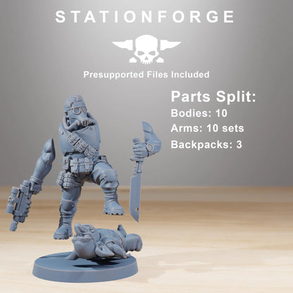 Grim Guard Hunters – Elite Recon Force | Compatible with W40K/WG/SF