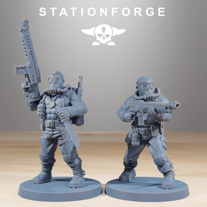 Grim Guard Jungle Fighters – Elite Tactical Infantry | Compatible with W40K/WG/SF