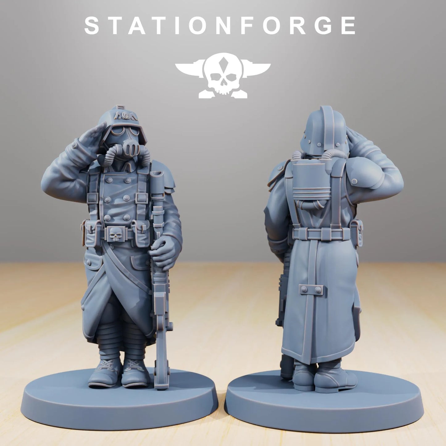 Grim Guard Marching Soldiers – Precision in Formation | Compatible with W40K/WG/SF
