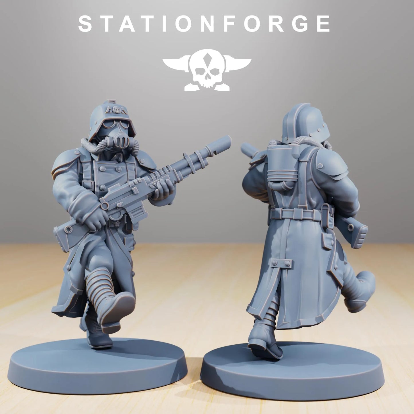Grim Guard Marching Soldiers – Precision in Formation | Compatible with W40K/WG/SF