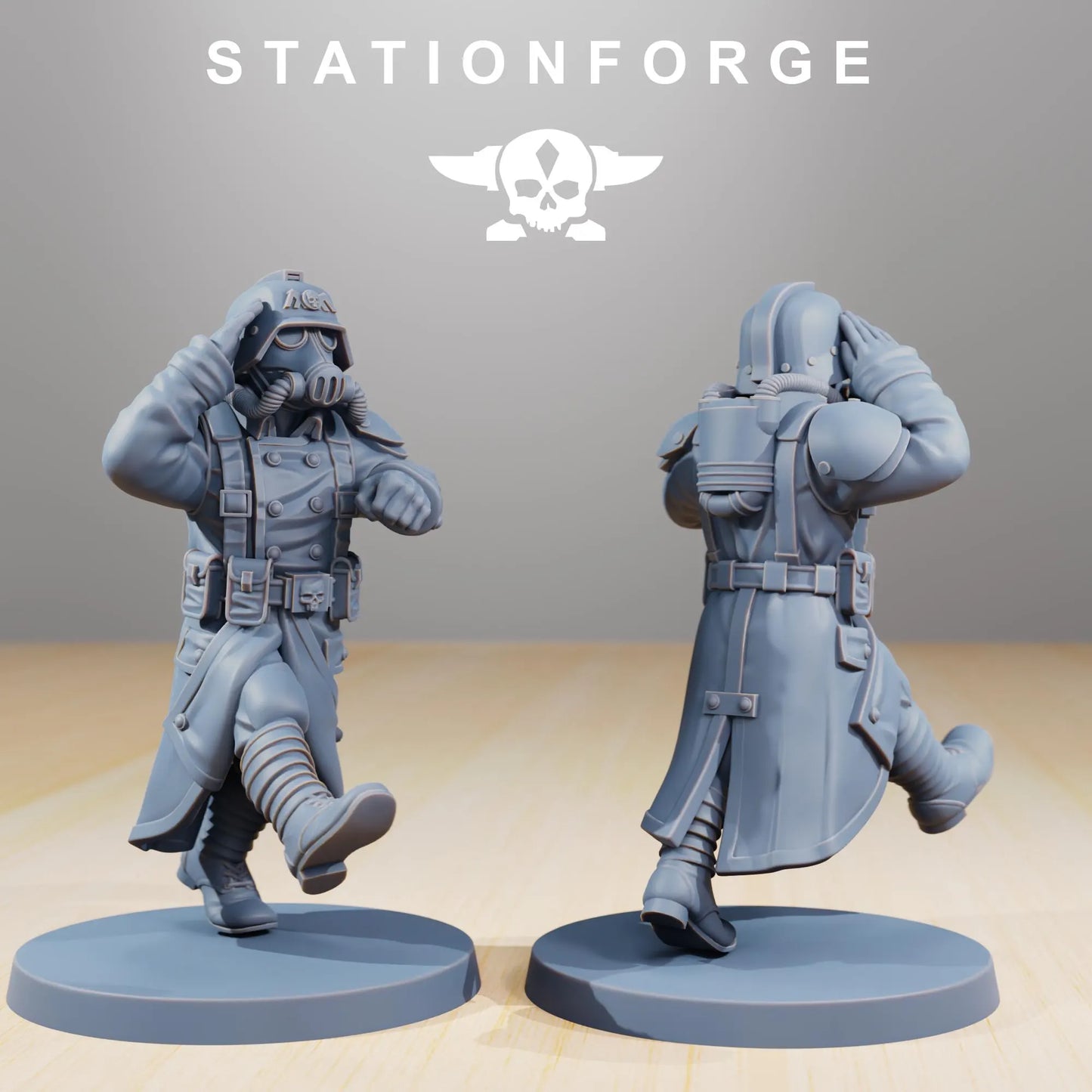 Grim Guard Marching Soldiers – Precision in Formation | Compatible with W40K/WG/SF