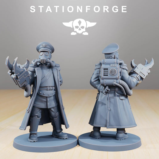 Grim Guard Officer – Lead with Power and Precision | Compatible with W40K/WG/SF