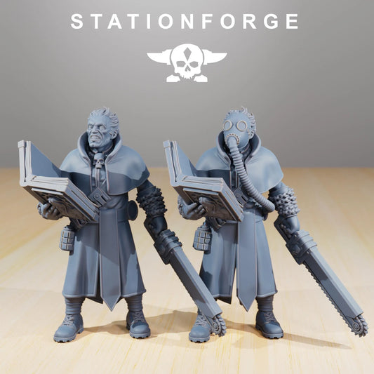 Grim Guard Priest – The Zealous War Chaplain | Compatible with W40K/WG/SF