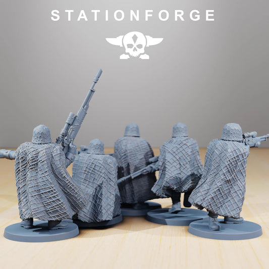Grim Guard Snipers – Silent and Lethal! | Compatible with W40K/WG/SF