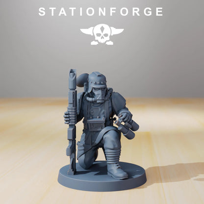 Grim Guard Supporters – The Backbone of the Battlefield | Compatible with W40K/WG/SF