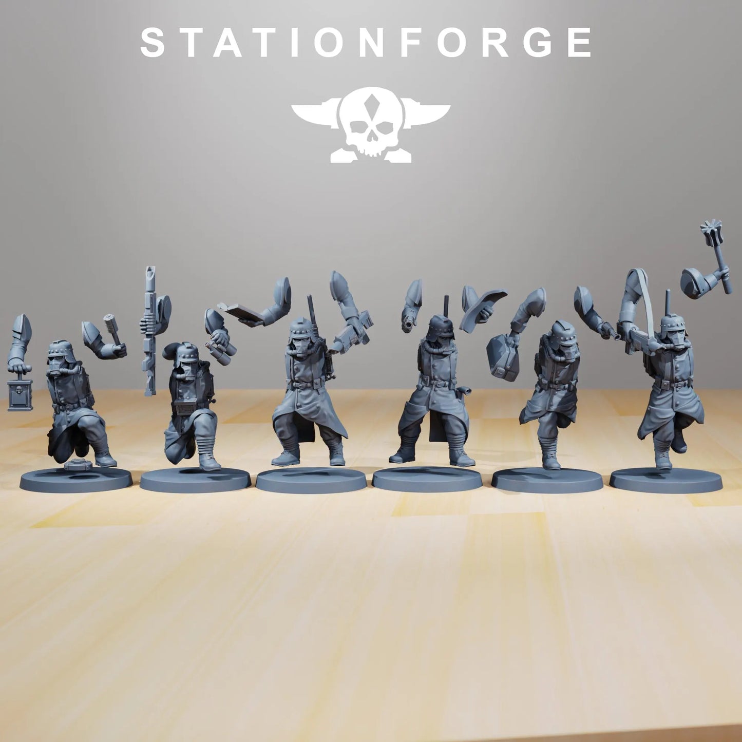Grim Guard Supporters – The Backbone of the Battlefield | Compatible with W40K/WG/SF