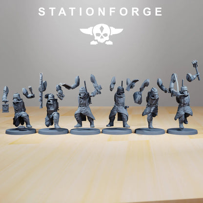 Grim Guard Supporters – The Backbone of the Battlefield | Compatible with W40K/WG/SF
