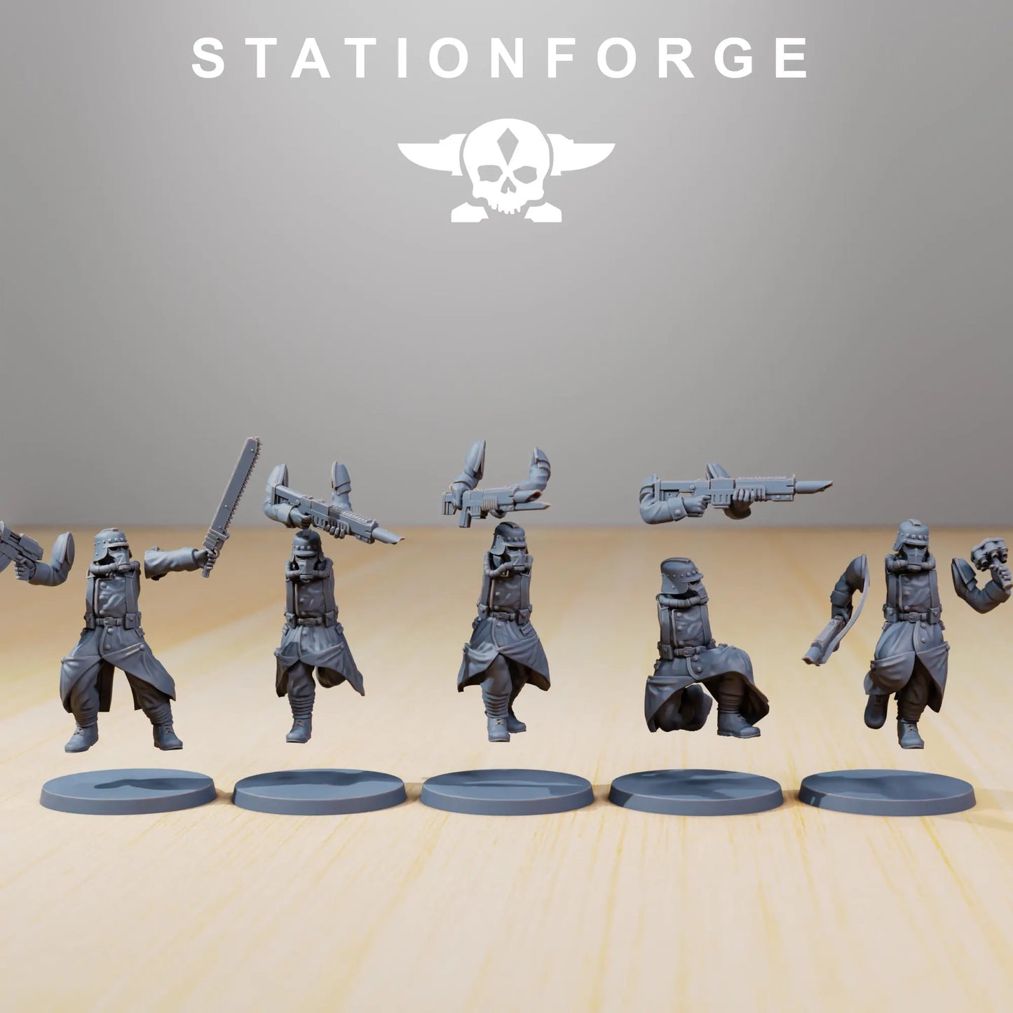 Grim Guard Trench Runners – Lightning Assault Specialists | Compatible with W40K/WG/SF