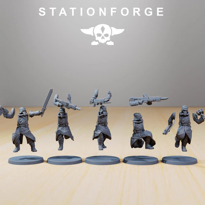 Grim Guard Trench Runners – Lightning Assault Specialists | Compatible with W40K/WG/SF