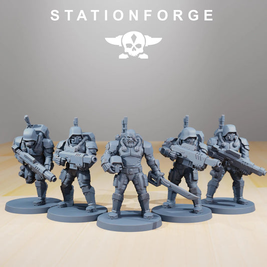 Grim Guard Infantry – Hardened Warriors of the Battlefield | Compatible with W40K/WG/SF
