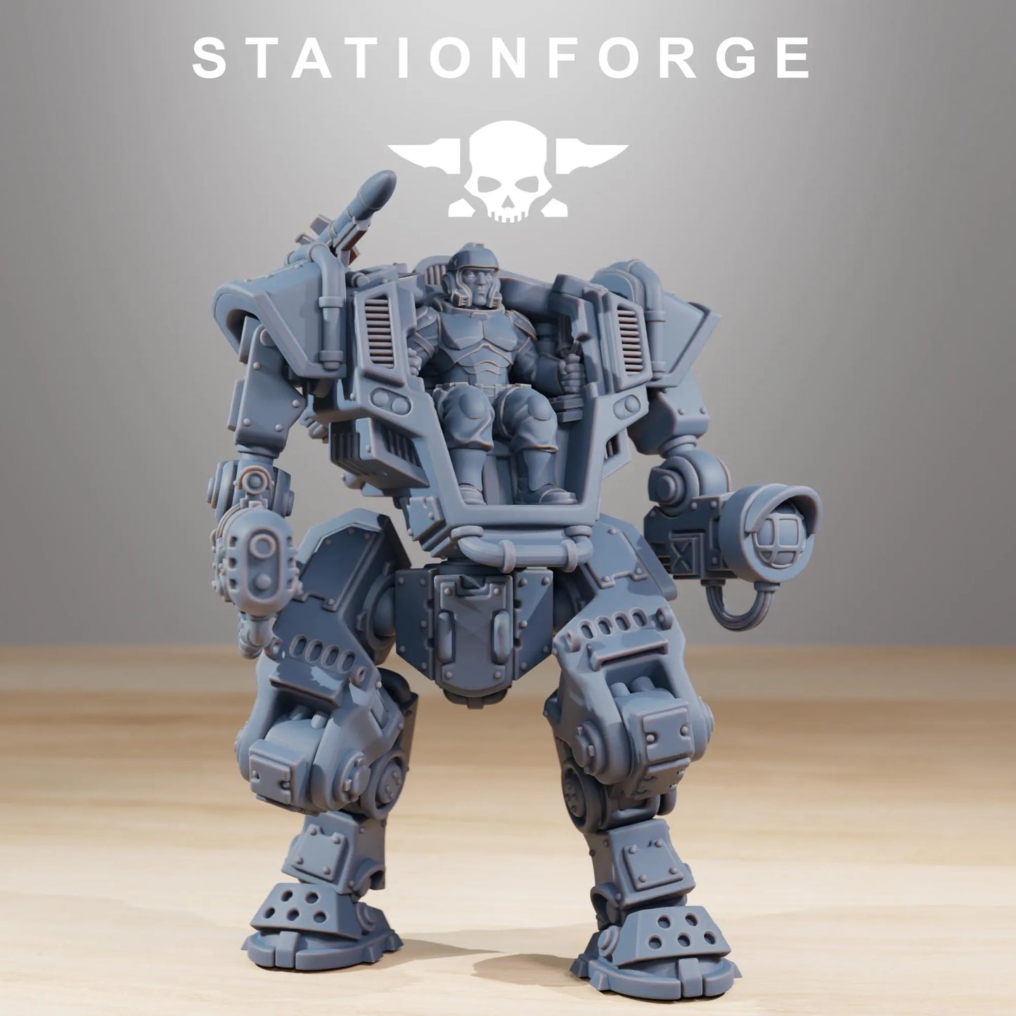 Grim Guard Warmech – Unstoppable Heavy Firepower | Compatible with W40K/WG/SF
