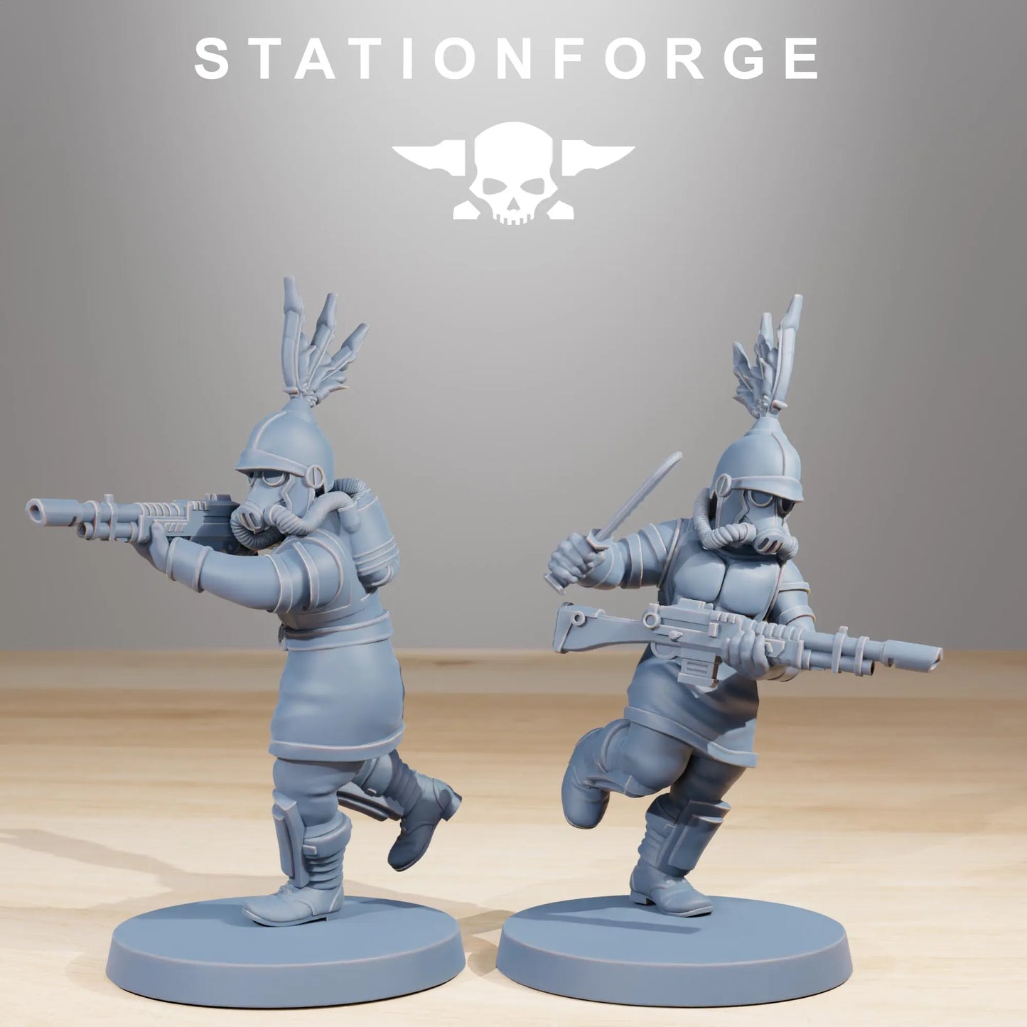 Grim Guard Aquilastra – Noble Warriors of the Imperium | Compatible with W40K/WG/SF