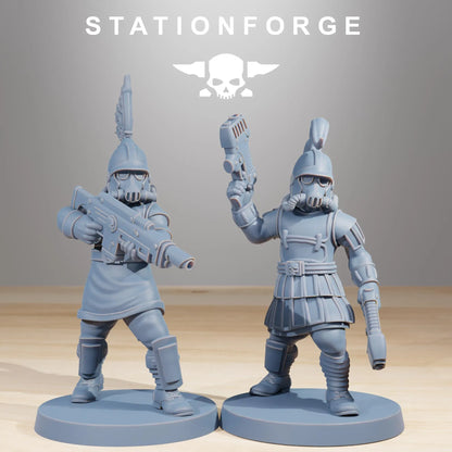 Grim Guard Aquilastra – Noble Warriors of the Imperium | Compatible with W40K/WG/SF