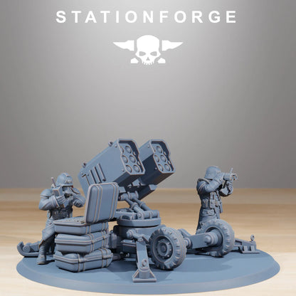 Grim Guard Battle Weapons - Heavy Firepower for the Frontlines | Compatible with W40K/WG/SF