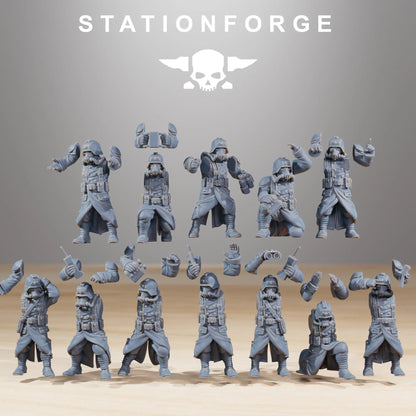 Grim Guard Battle Weapons - Heavy Firepower for the Frontlines | Compatible with W40K/WG/SF
