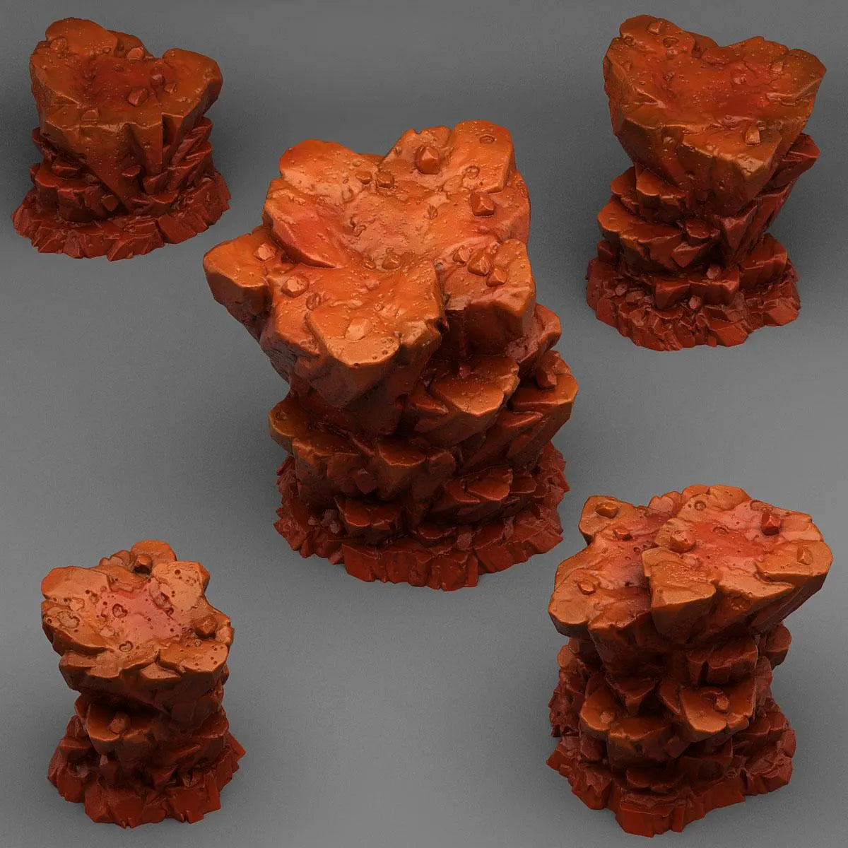 Wild Martian Rock - Extraterrestrial Terrain Scatter | 3D Resin Printed DnD (D&D) Pathfinder Miniatures
