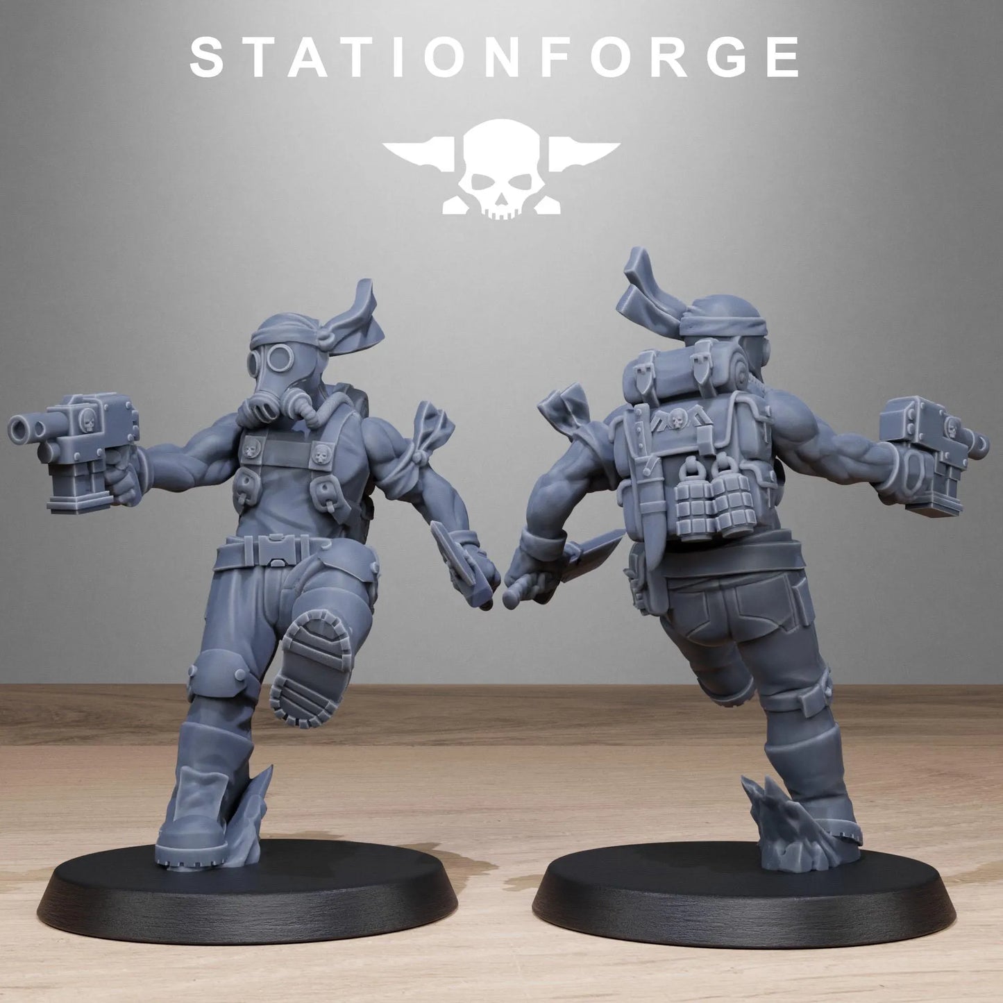 Grim Guard Jungle Fighters 2 | Compatible with W40K/WG/SF
