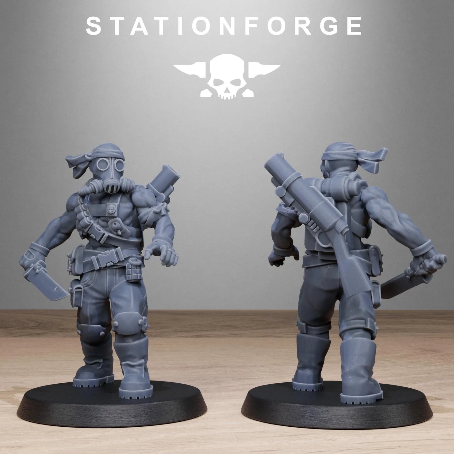 Grim Guard Jungle Fighters 2 | Compatible with W40K/WG/SF
