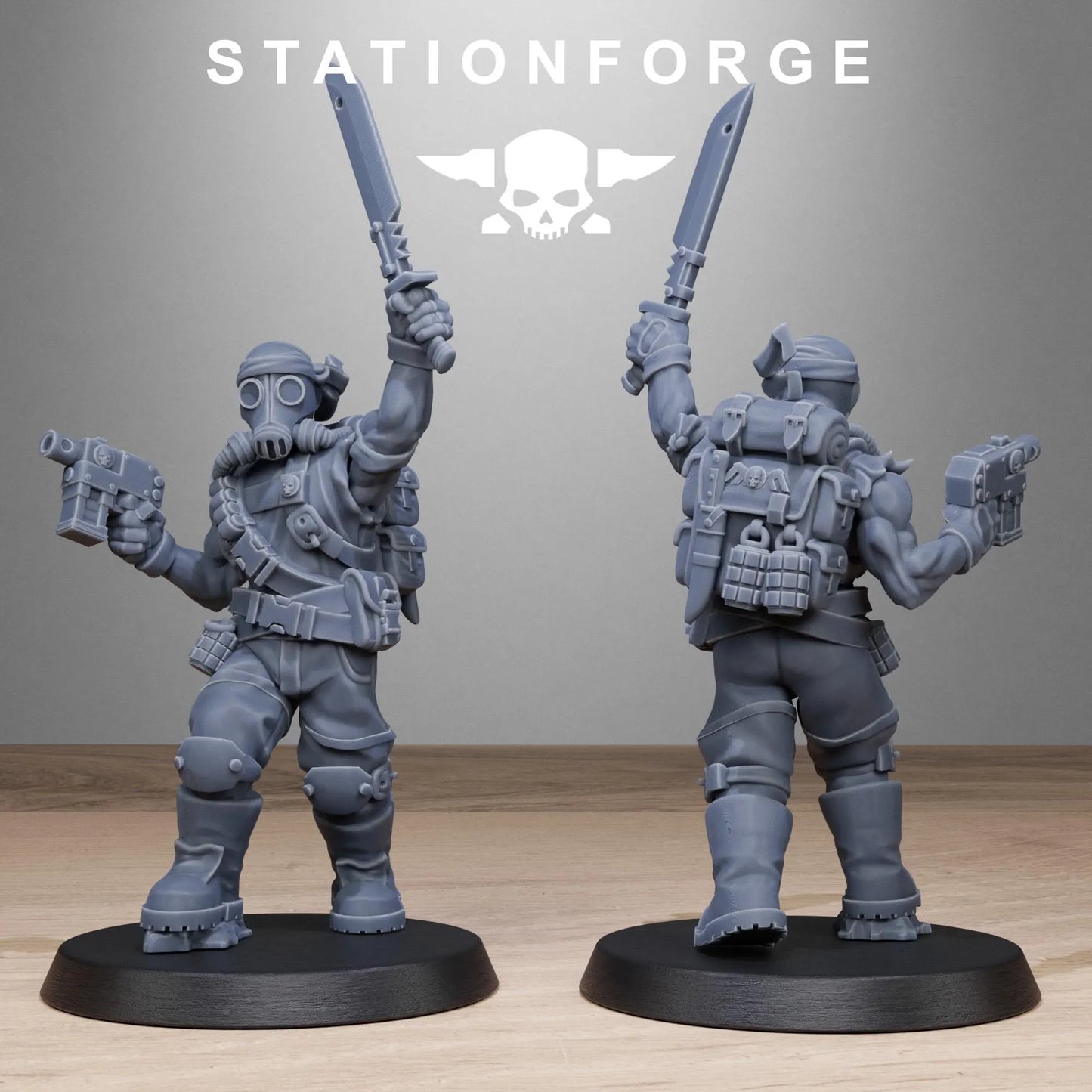 Grim Guard Jungle Fighters 2 | Compatible with W40K/WG/SF