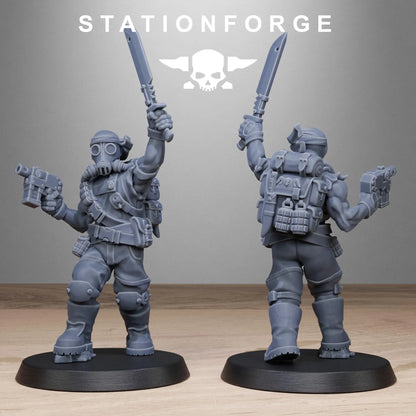 Grim Guard Jungle Fighters 2 | Compatible with W40K/WG/SF