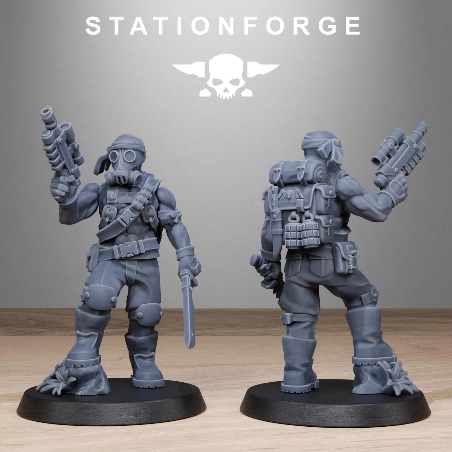 Grim Guard Jungle Fighters 2 | Compatible with W40K/WG/SF
