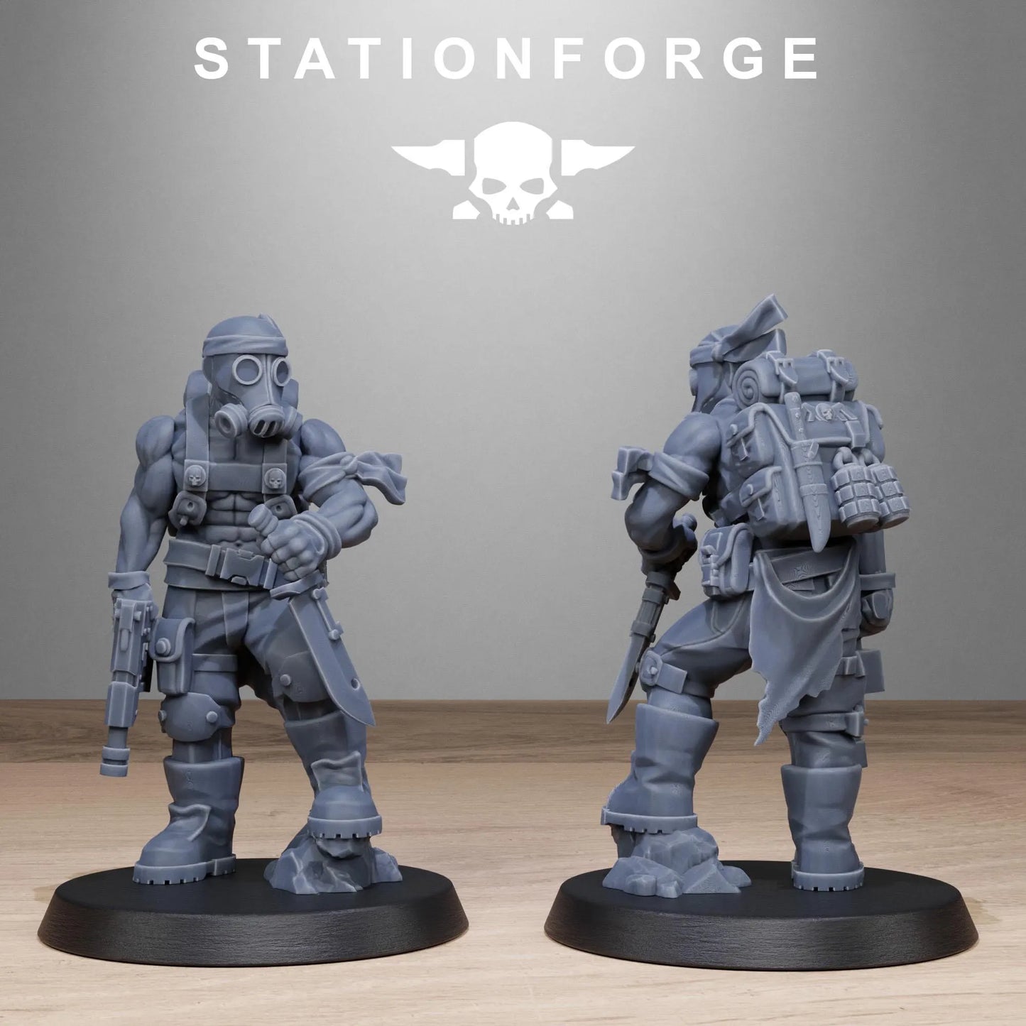 Grim Guard Jungle Fighters 2 | Compatible with W40K/WG/SF