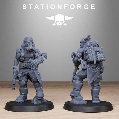 Grim Guard Jungle Fighters 2 | Compatible with W40K/WG/SF