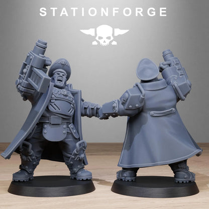 Grim Guard Armored Mutants – Brute Force Reinforcements | Compatible with W40K/WG/SF