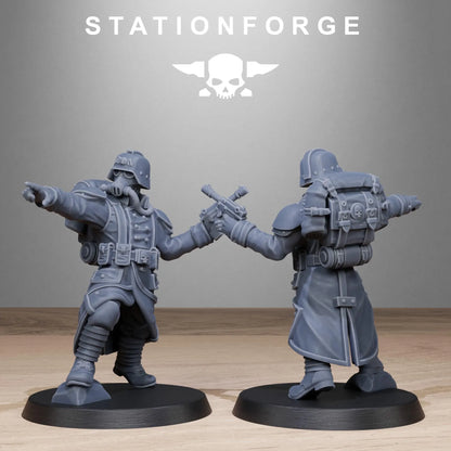 Grim Guard Rocketers – Explosive Heavy Weapons Specialists | Compatible with W40K/WG/SF