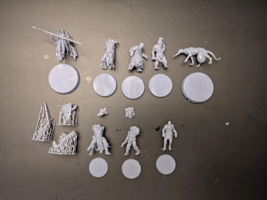 The Black Grail Warband - Trench Warband Miniatures | Compatible with Tabletop Wargames