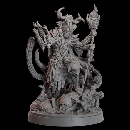 In’Gor “The Spiritbound”, Shaman Champion - Malediction | Compatible with Tabletop Wargames