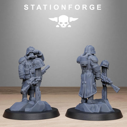Grim Guard Objective Markers | Compatible with W40K/WG/SF