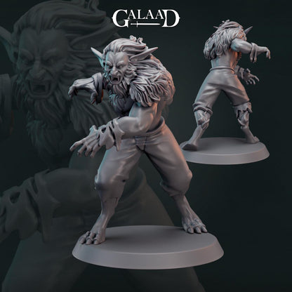 Norse Fighter Bundle: 3D Resin Printed DnD (D&D) Pathfinder Miniatures