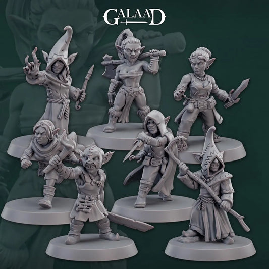 Goblins Bundle: 3D Resin Printed DnD (D&D) Pathfinder Miniatures
