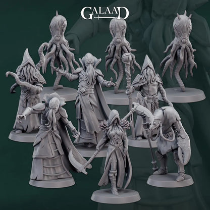 Cursed Cultists Bundle: 3D Resin Printed DnD (D&D) Pathfinder Miniatures