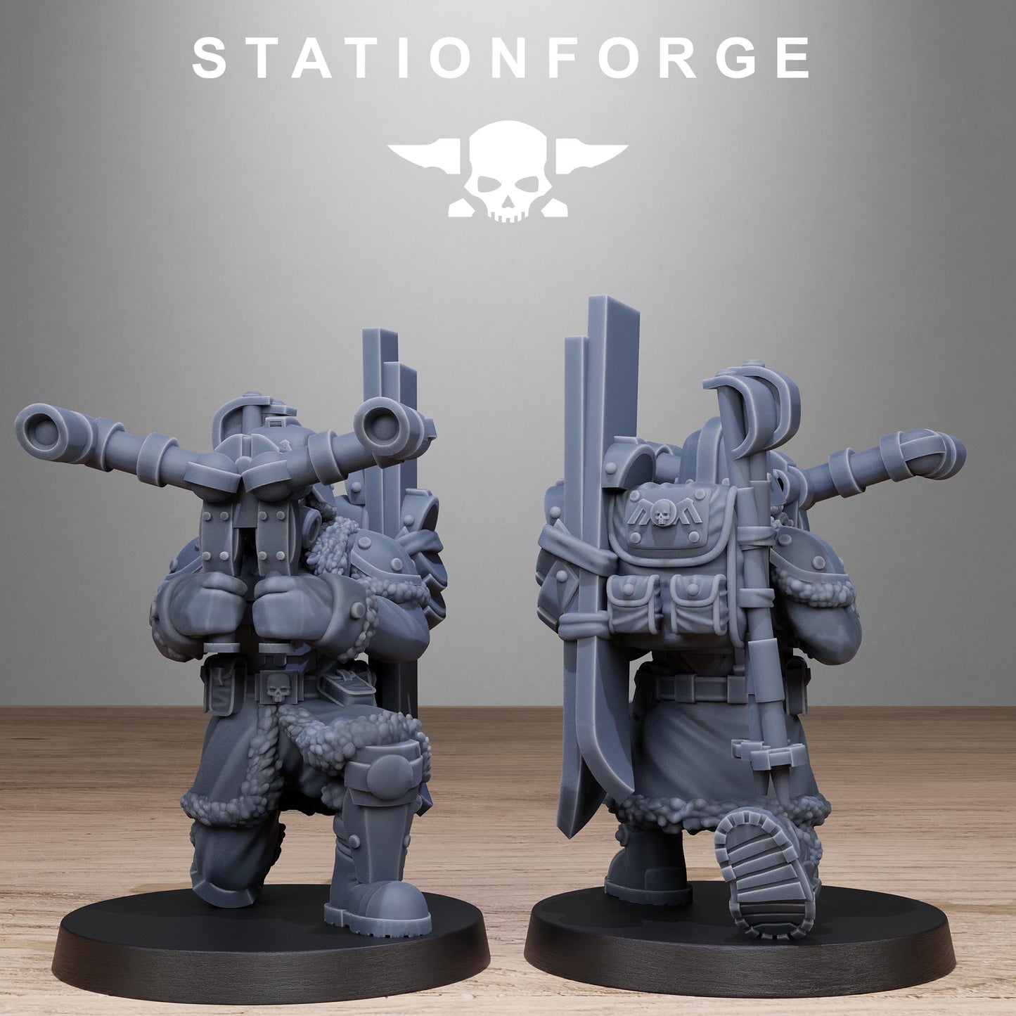 Grim Guard Vigils - Command & Specialist Troopers | Compatible with W40K/WG/SF