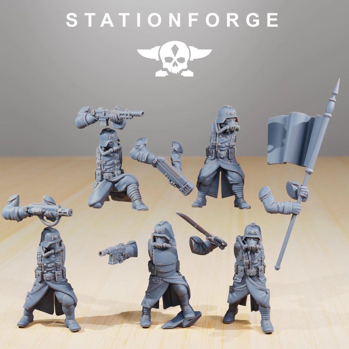 Grim Guard Command Force | Compatible with W40K/WG/SF