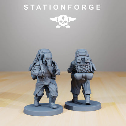Grim Guard Armored Squad | Compatible with W40K/WG/SF