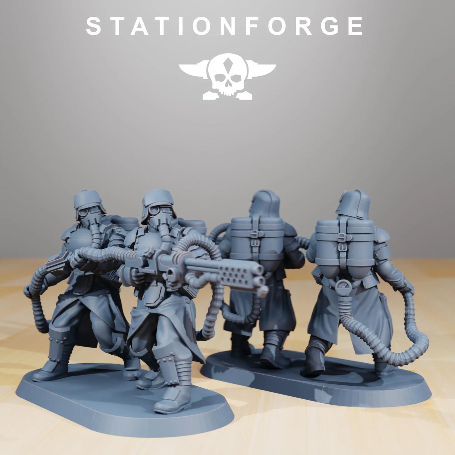 Grim Guard Armored Squad | Compatible with W40K/WG/SF
