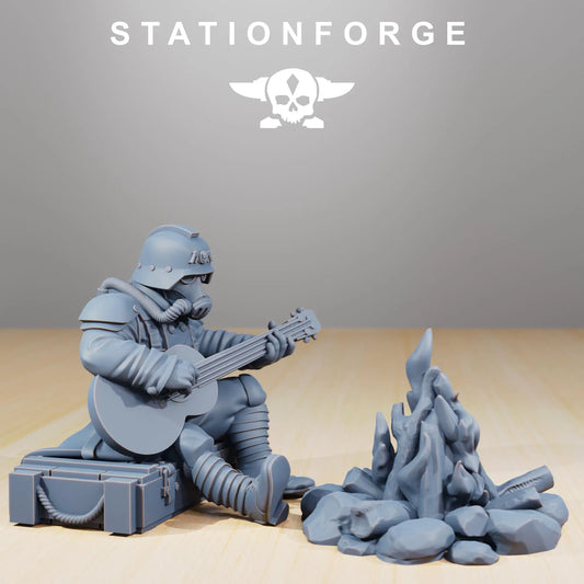 Grim Guard Comrades – Tactical Infantry | Compatible with W40K/WG/SF