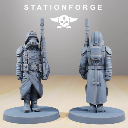 Grim Guard Marching Soldiers – Precision in Formation | Compatible with W40K/WG/SF