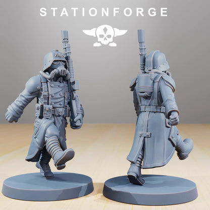 Grim Guard Marching Soldiers – Precision in Formation | Compatible with W40K/WG/SF