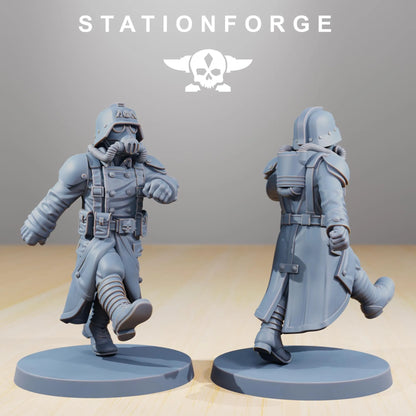 Grim Guard Marching Soldiers – Precision in Formation | Compatible with W40K/WG/SF