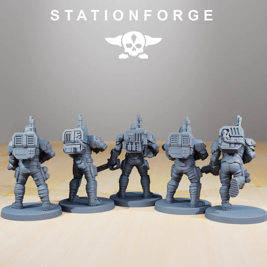 Grim Guard Infantry – Hardened Warriors of the Battlefield | Compatible with W40K/WG/SF