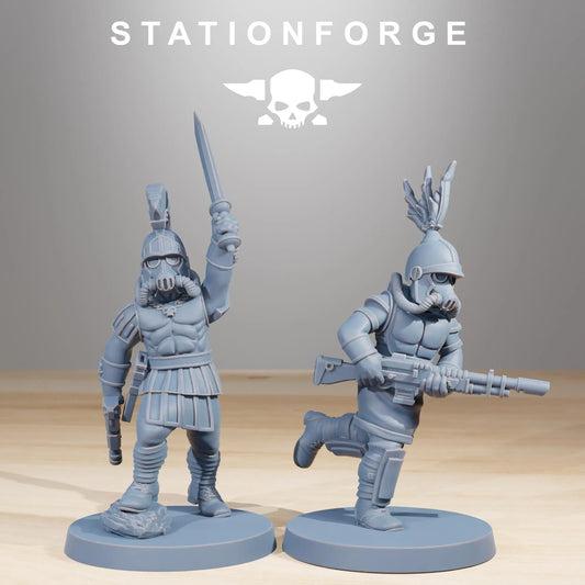 Grim Guard Aquilastra – Noble Warriors of the Imperium | Compatible with W40K/WG/SF