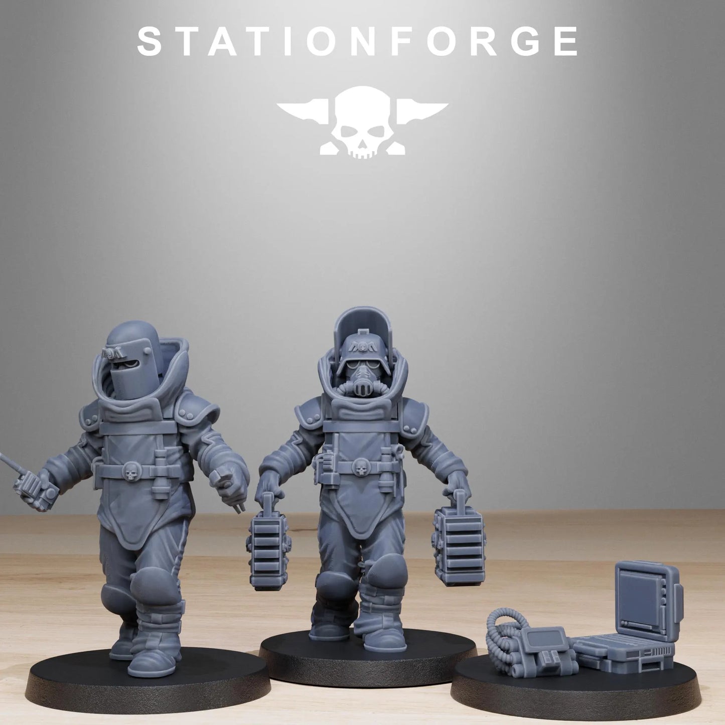 Grim Guard Bomb Squad – Masters of Demolition & Warfare | Compatible with W40K/WG/SF