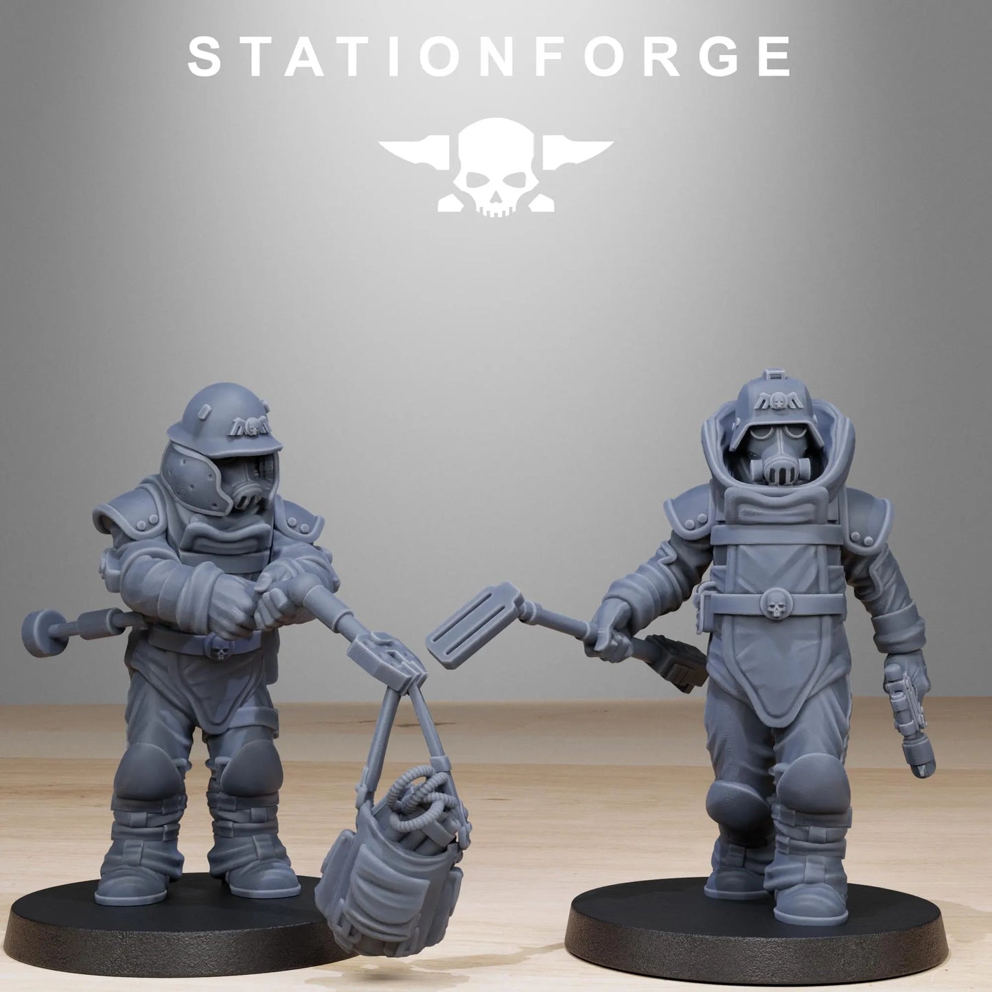 Grim Guard Bomb Squad – Masters of Demolition & Warfare | Compatible with W40K/WG/SF