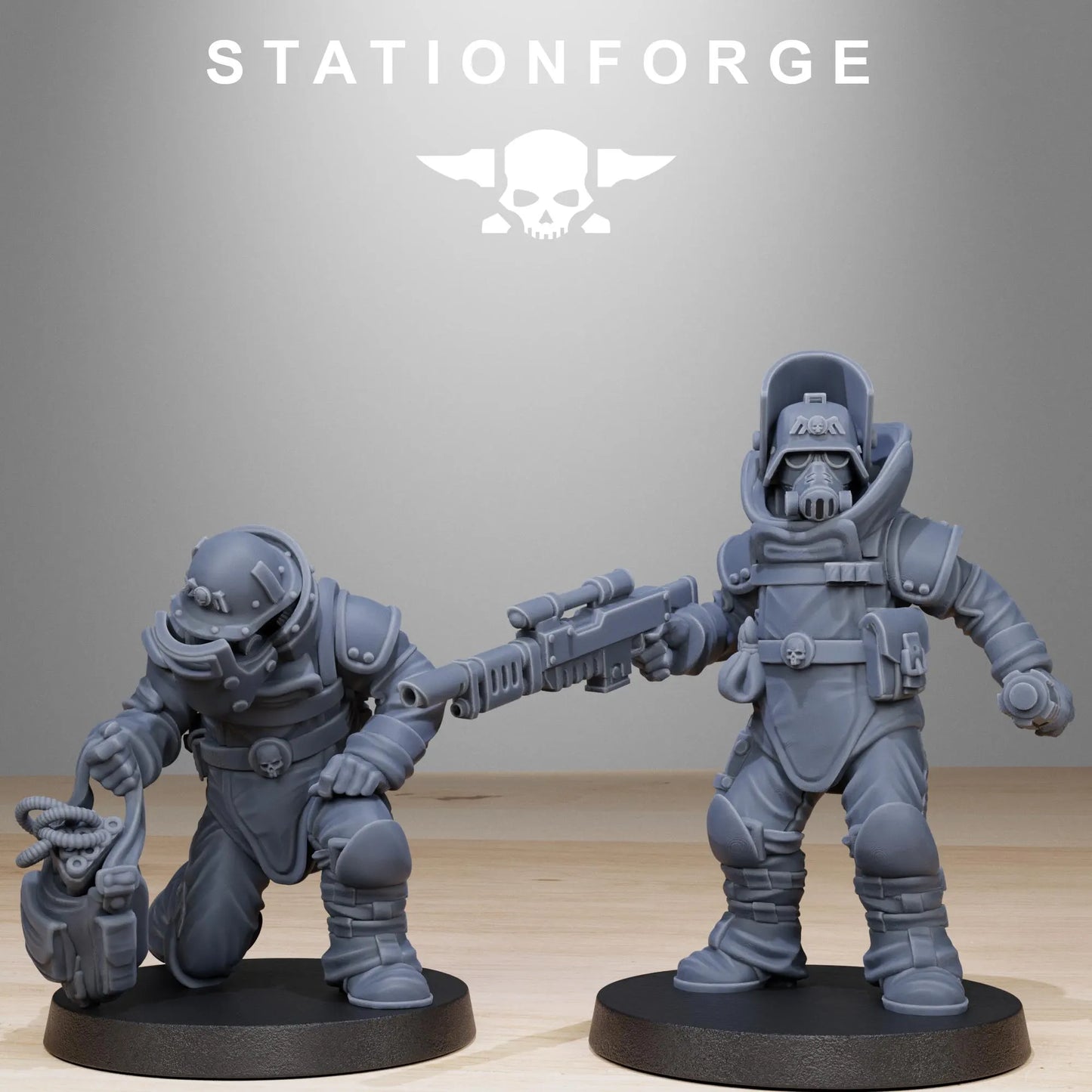 Grim Guard Bomb Squad – Masters of Demolition & Warfare | Compatible with W40K/WG/SF