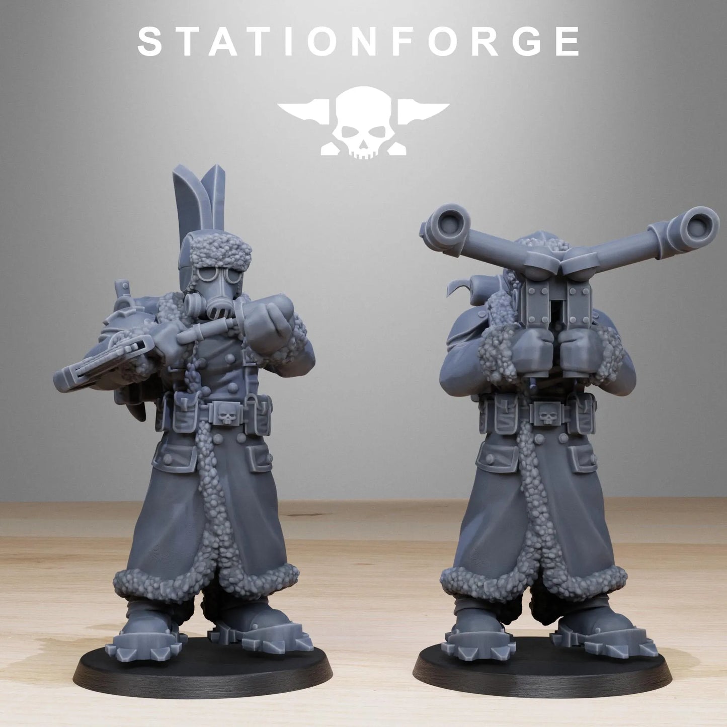 Grim Guard Frostwatch Skiers – Winter Warfare Specialists | Compatible with W40K/WG/SF