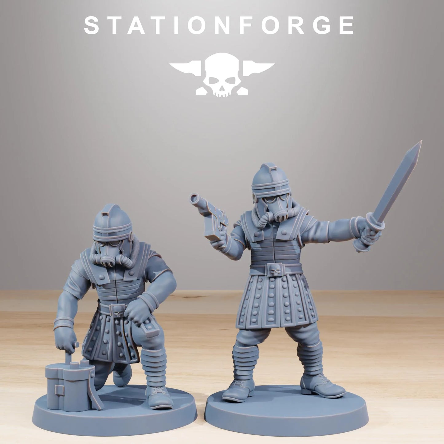 Grim Guard Vexillatio – The Iron Phalanx | Compatible with W40K/WG/SF